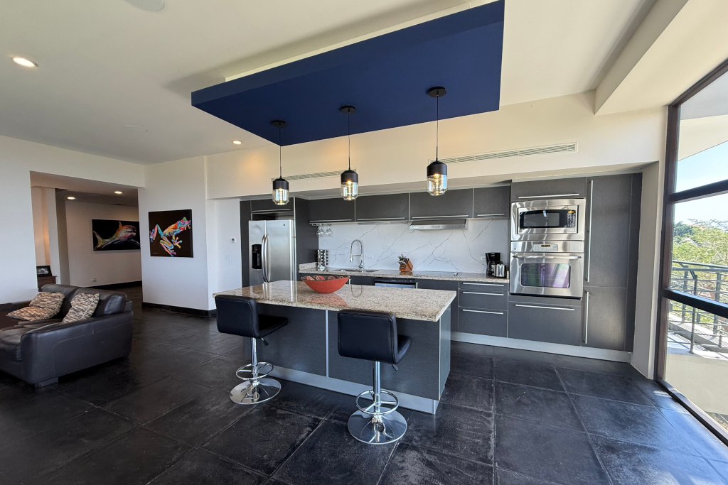 La Perla Tamarindo Property Sleek Kitchen
